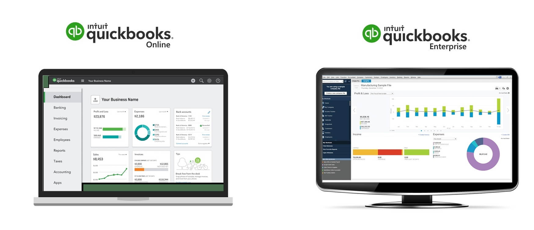 quicbooks online vs quickbooks for mac